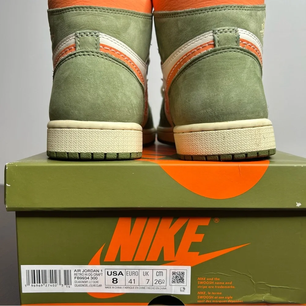 Nike | Nike Air Jordan 1 High OG Craft Celadon (8M/9.5W) - Picture 13 of 15